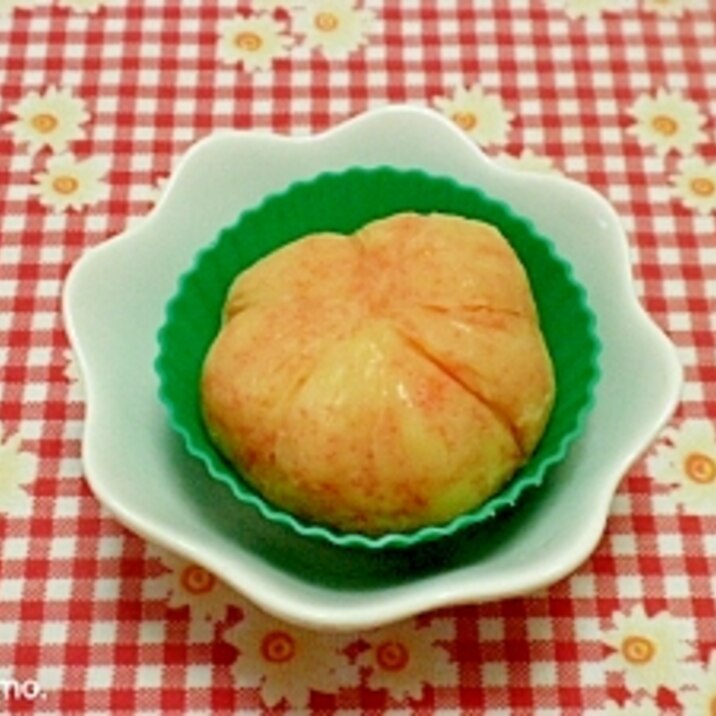 ジャガイモの明太マヨ茶巾